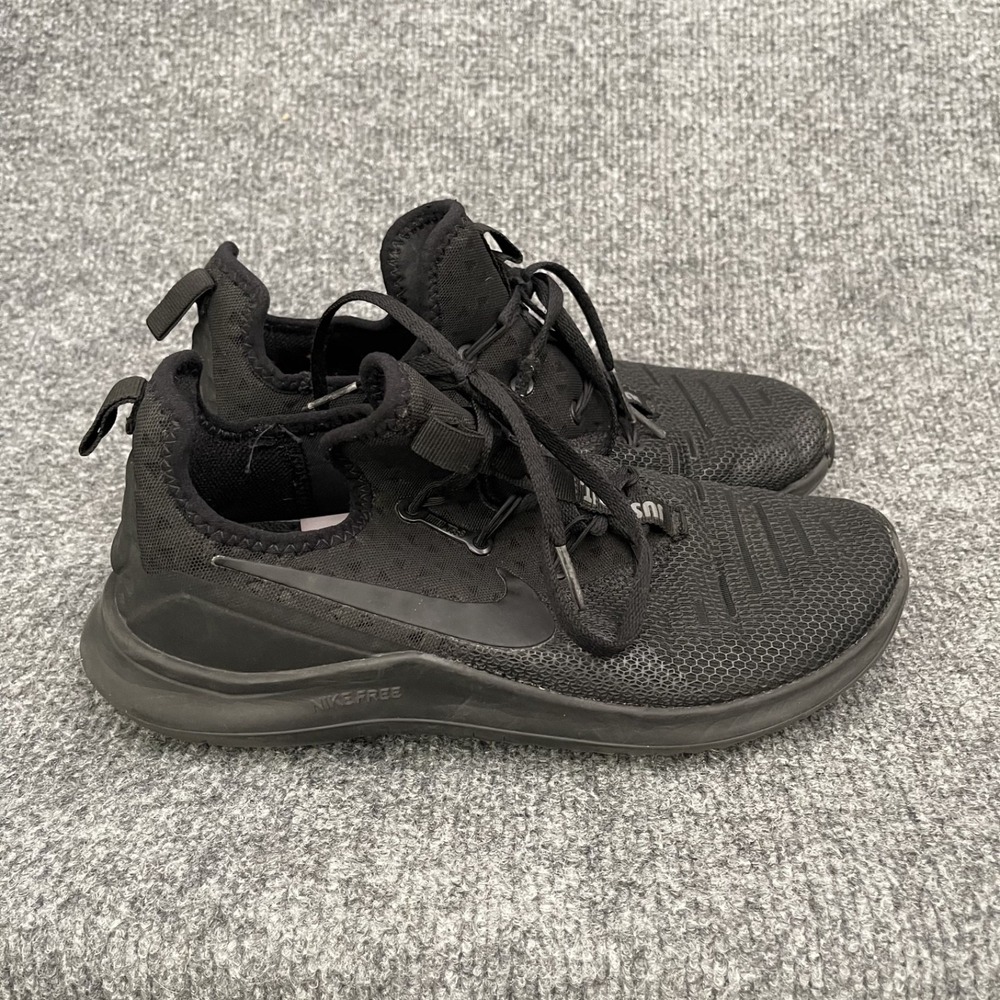 Nike Free TR Shoes Women's Sz 8 Black Low Top Sneaker 942888-002